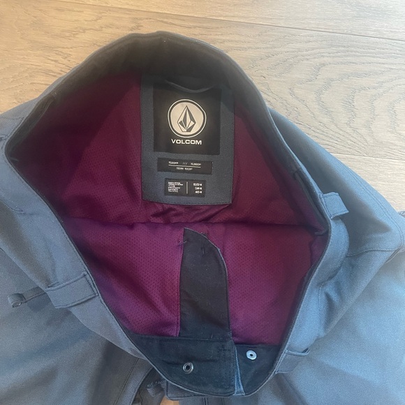 Volcolm Gray Blue Volcom Ski Snowboard Outdoor Pants - Picture 3 of 6